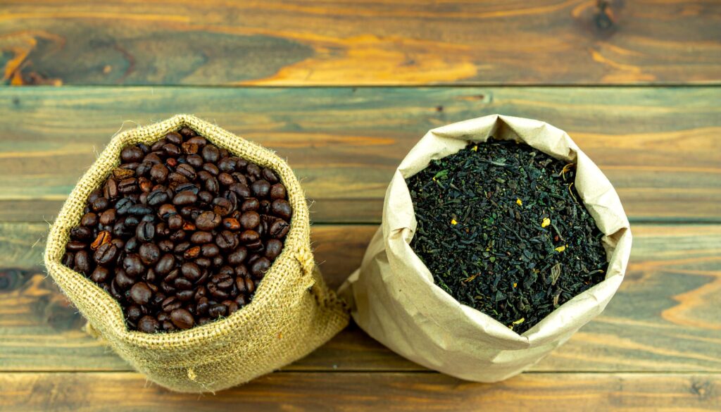 Coffee Beans and Tea Leaves brought to you by OM GLOBAL EXPORTS.